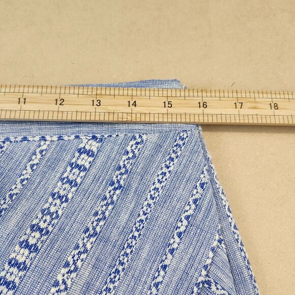 Loft Pencil Skirt Women’s Size 8 Tweed Fringe Faux Wrap Asymmetrical - Picture 6 of 8